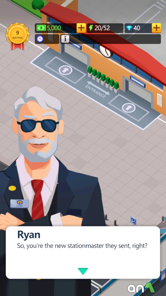 Idle Train Empire Mod Apk gameplay screenshot 1