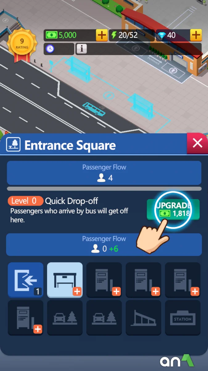 Idle Train Empire Mod Apk gameplay screenshot 2