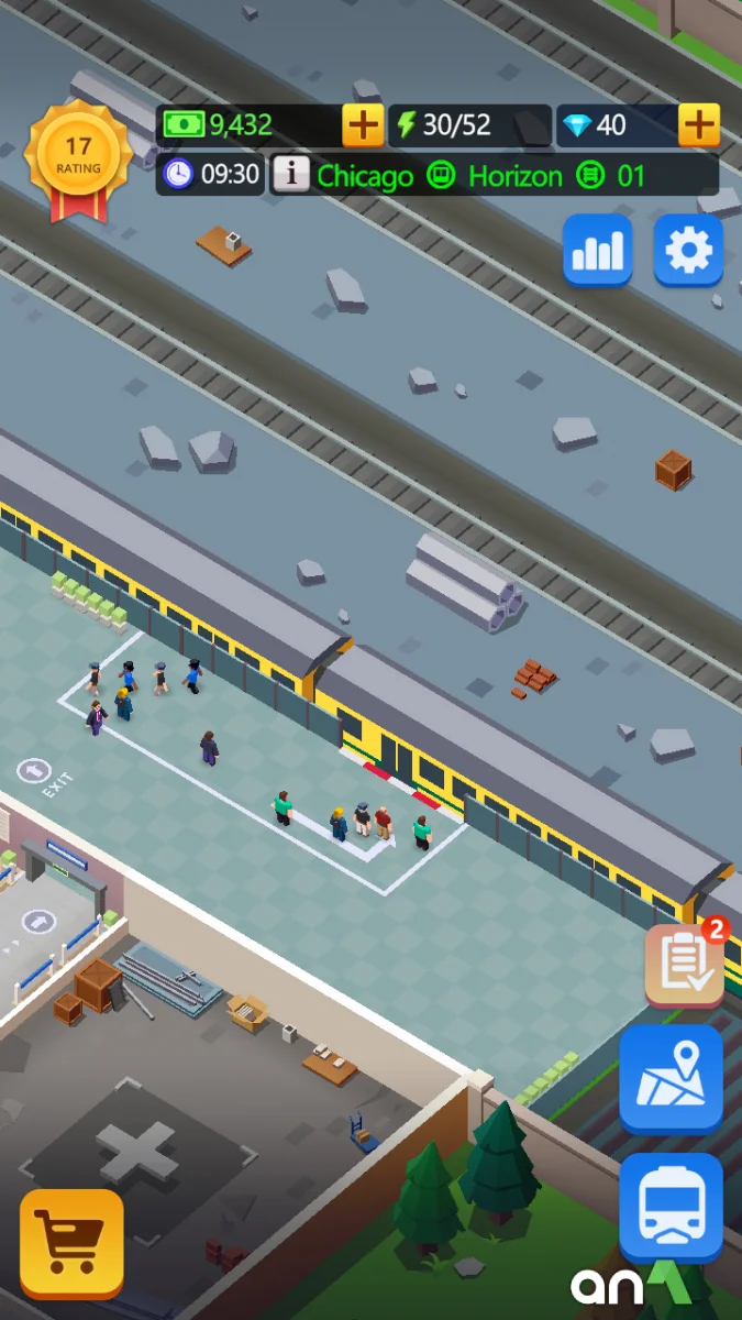 Idle Train Empire Mod Apk gameplay screenshot 5
