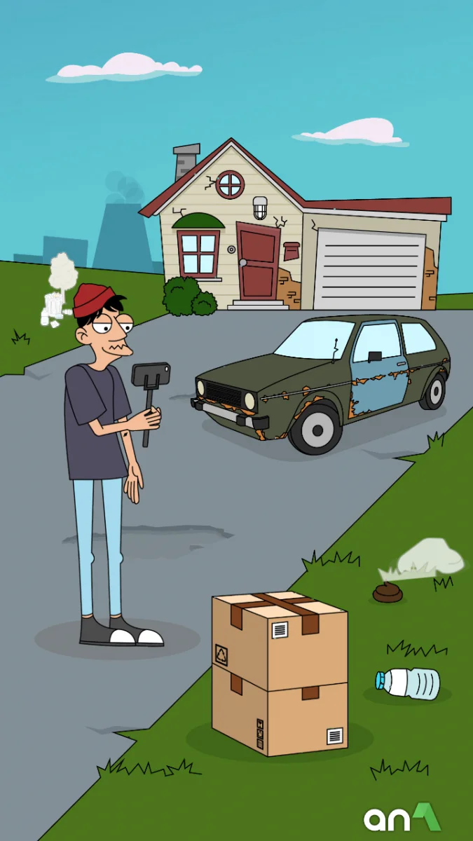 Lamar - Idle Vlogger Mod Apk gameplay screenshot 1