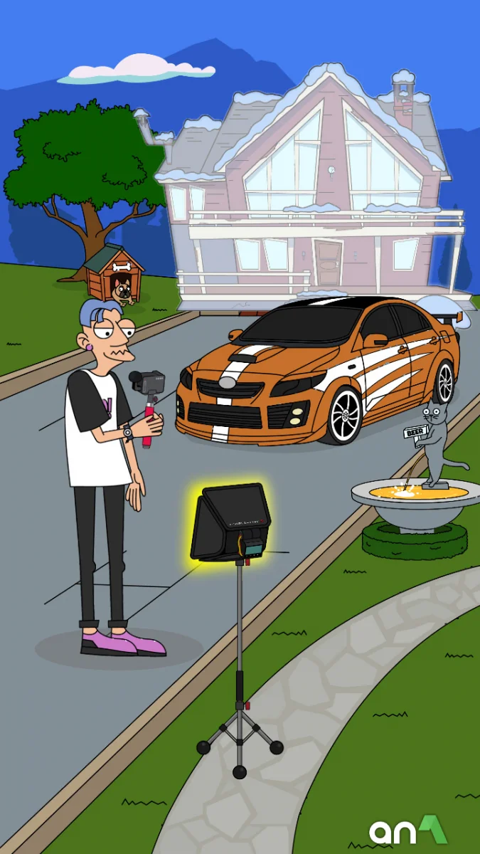 Lamar - Idle Vlogger Mod Apk gameplay screenshot 4