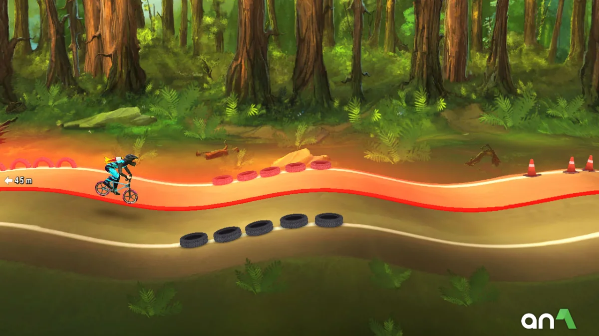 Mad Skills BMX 2 Mod Apk gameplay screenshot 2
