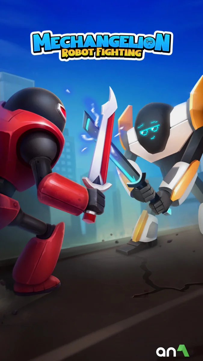 Mechangelion Mod Apk gameplay screenshot 1