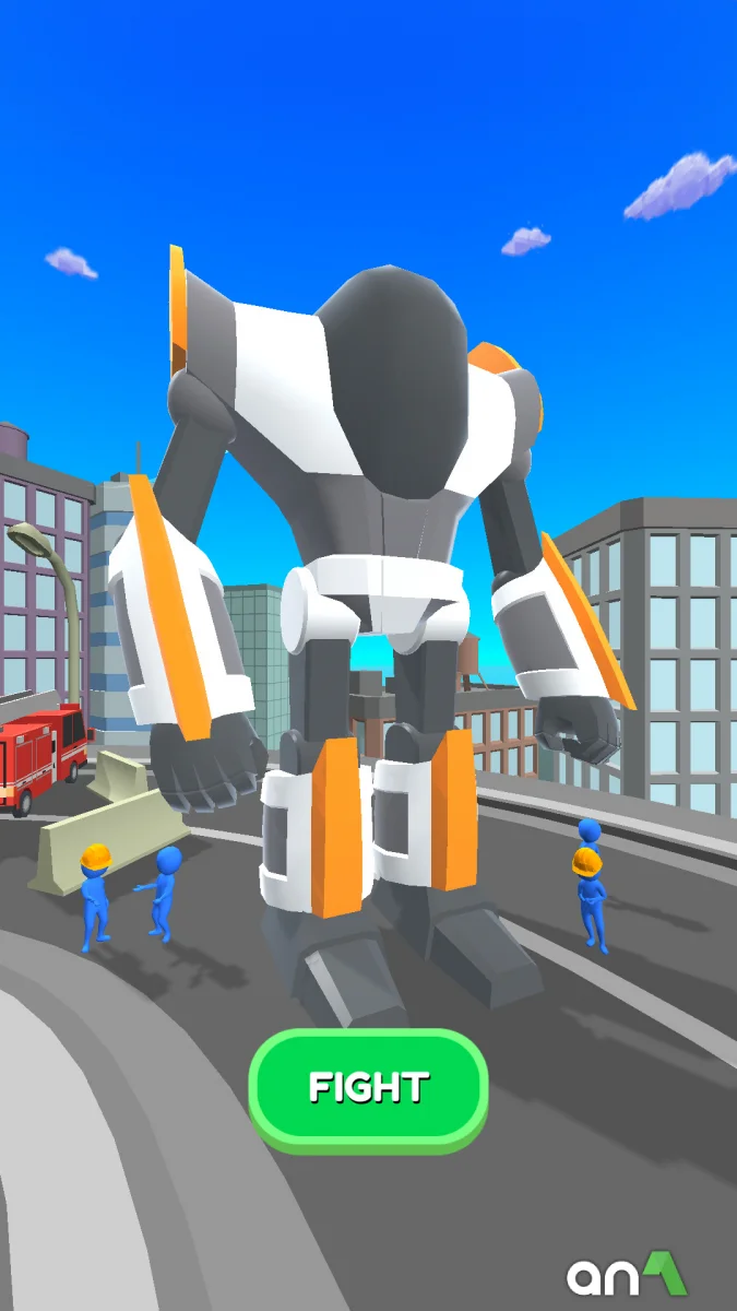 Mechangelion Mod Apk gameplay screenshot 2