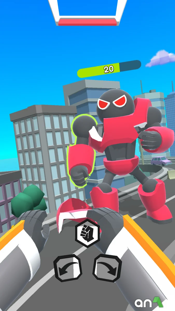 Mechangelion Mod Apk gameplay screenshot 4