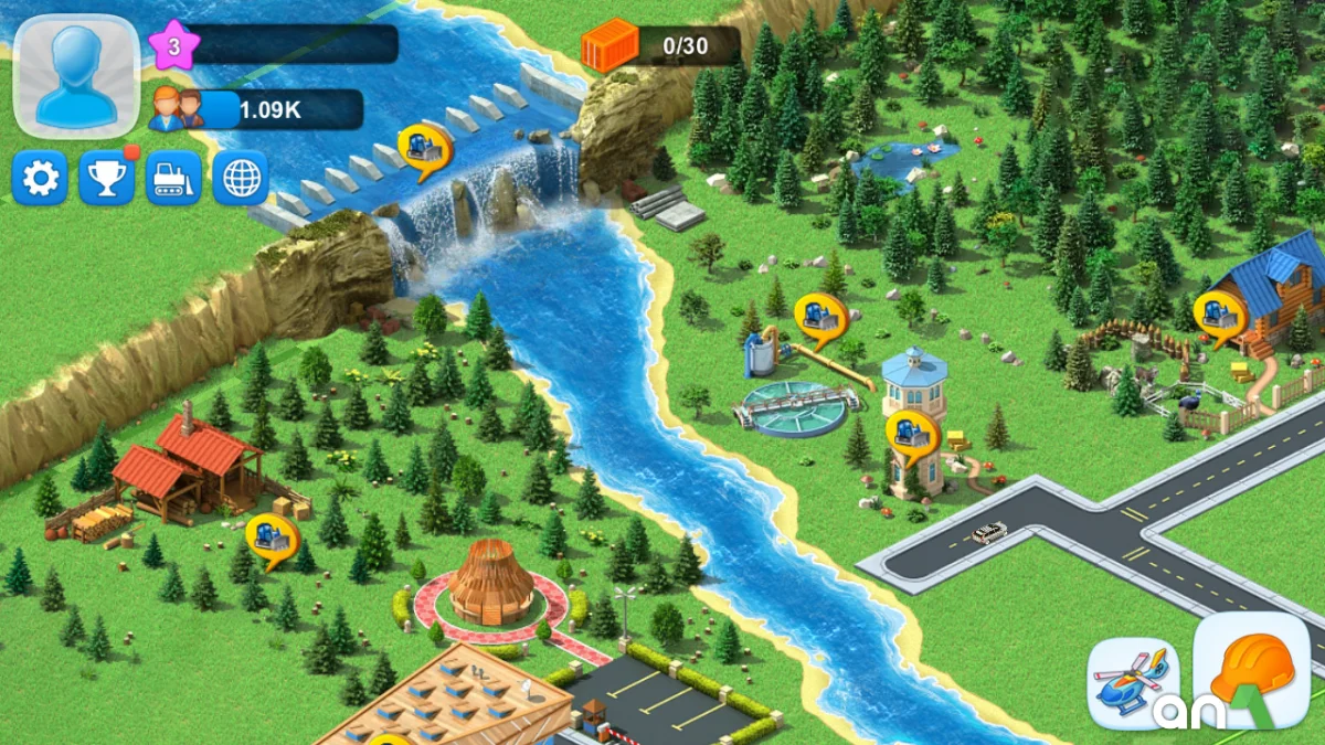 Megapolis Mod Apk gameplay screenshot 2