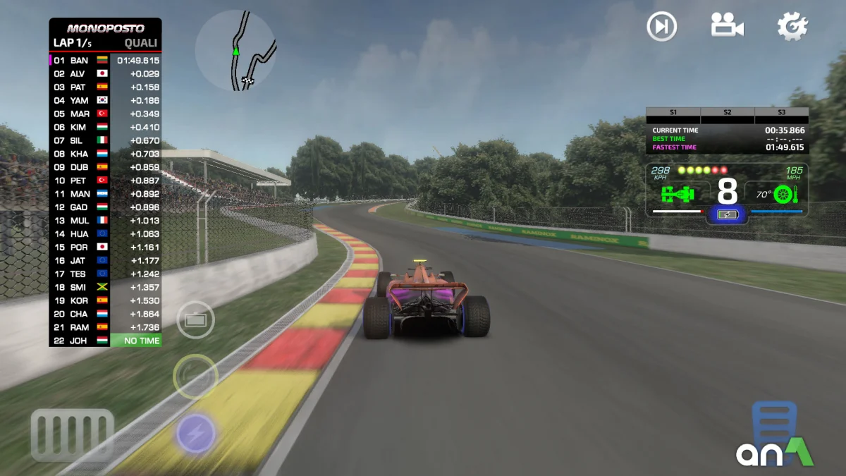 Monoposto Mod Apk gameplay screenshot 2