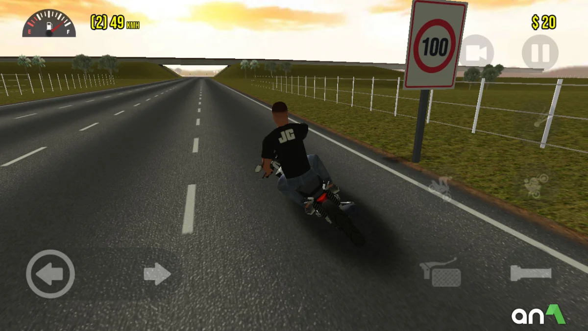 Moto Wheelie 3D Mod Apk gameplay screenshot 2