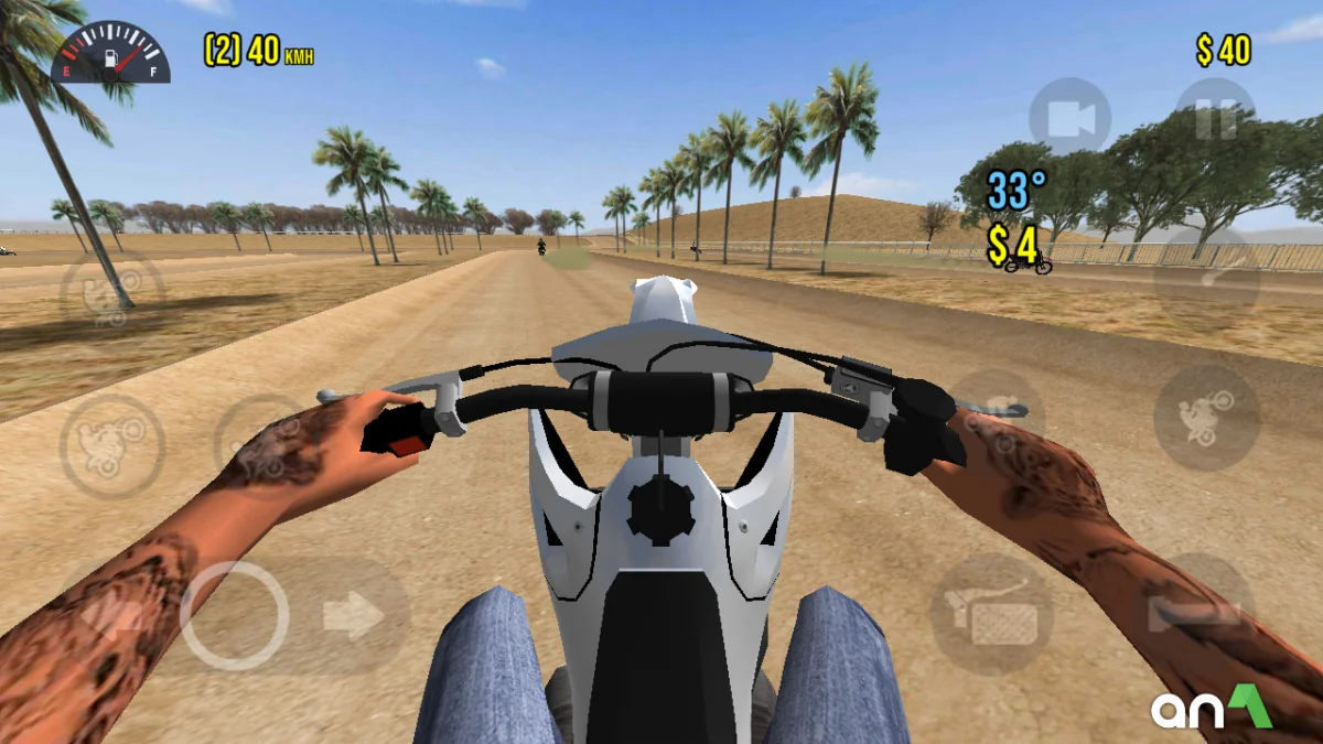 Moto Wheelie 3D Mod Apk gameplay screenshot 3