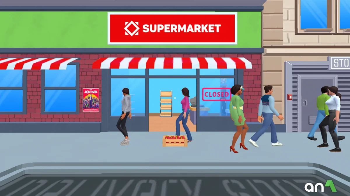 My Supermarket Simulator 3D Mod Apk gameplay screenshot 1