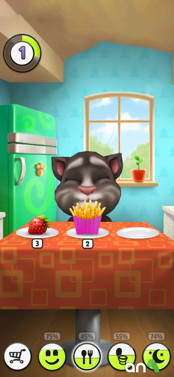 My Talking Tom Mod Apk gameplay screenshot 2