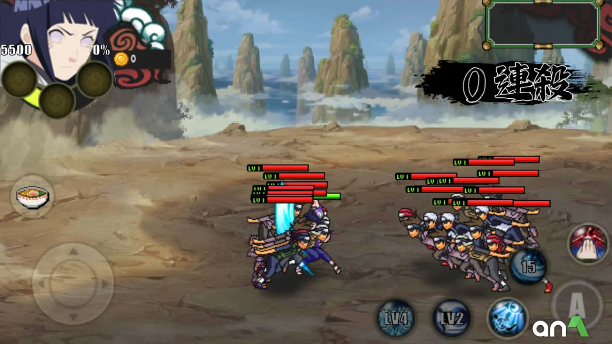 Naruto Senki Mod Apk gameplay screenshot 3