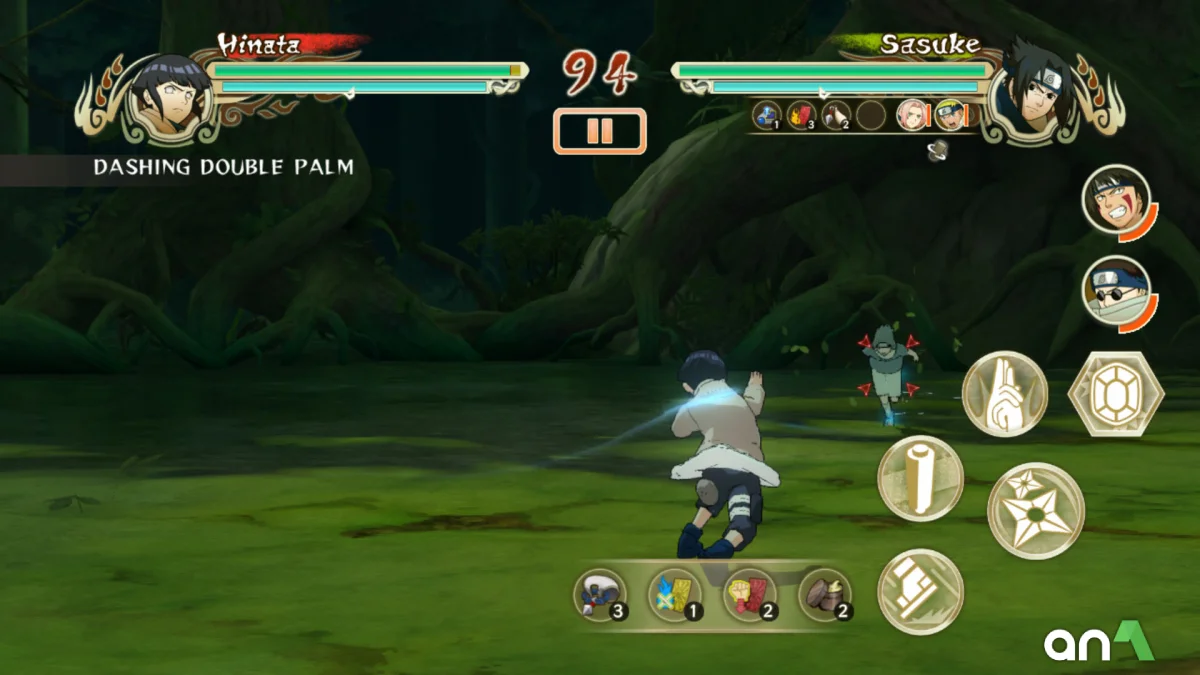 Naruto Ultimate Ninja Storm Mod Apk gameplay screenshot 4