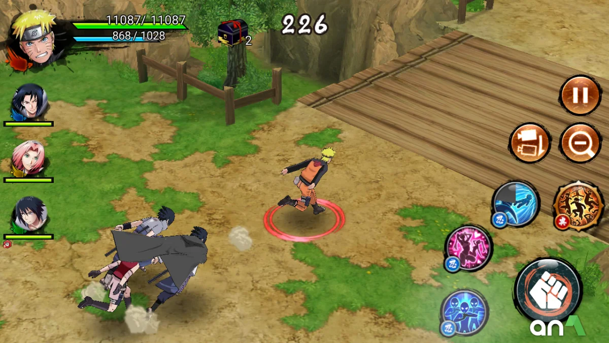 Naruto X Boruto Ninja Voltage Mod Apk gameplay screenshot 3