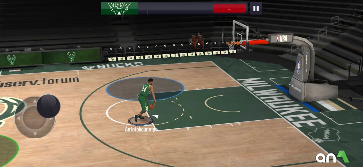 NBA LIVE Mobile Basketball Mod Apk gameplay screenshot 1