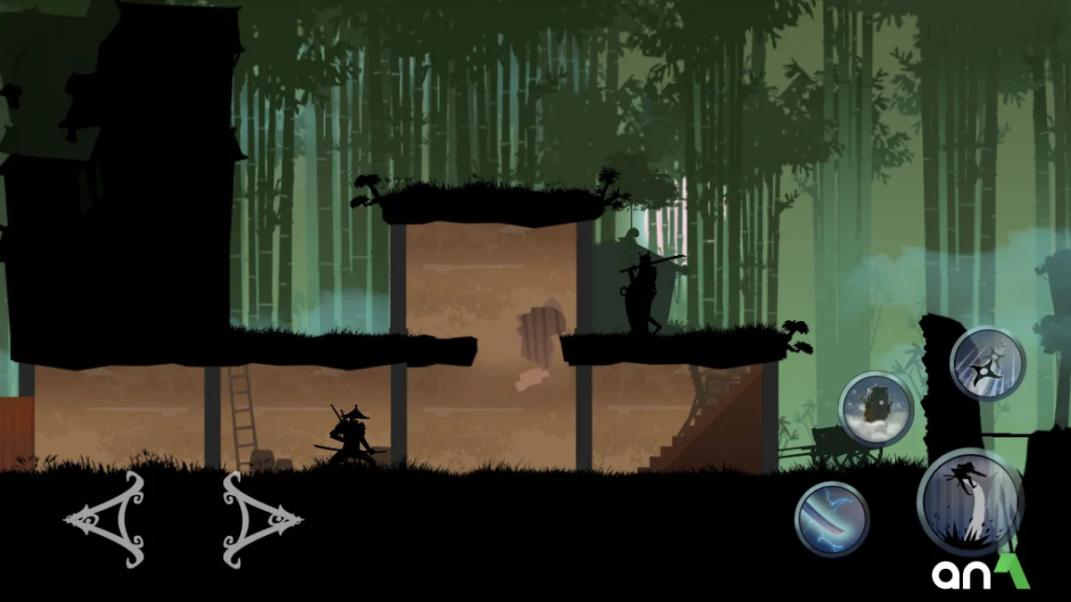 Ninja Arashi Mod Apk gameplay screenshot 3