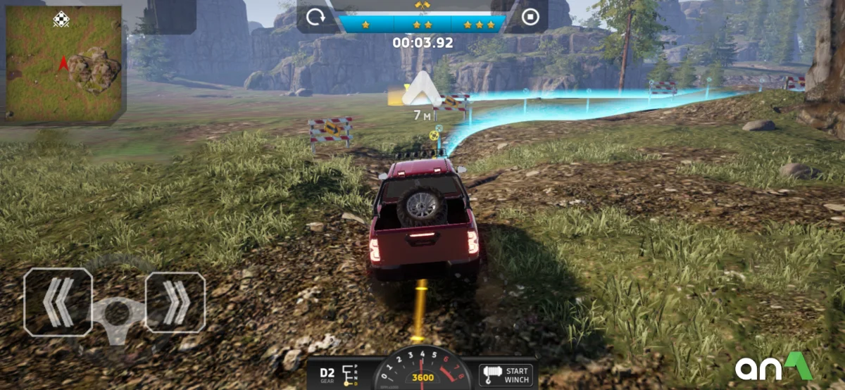 Off Road 4x4 Driving Simulator Mod Apk gameplay screenshot 1
