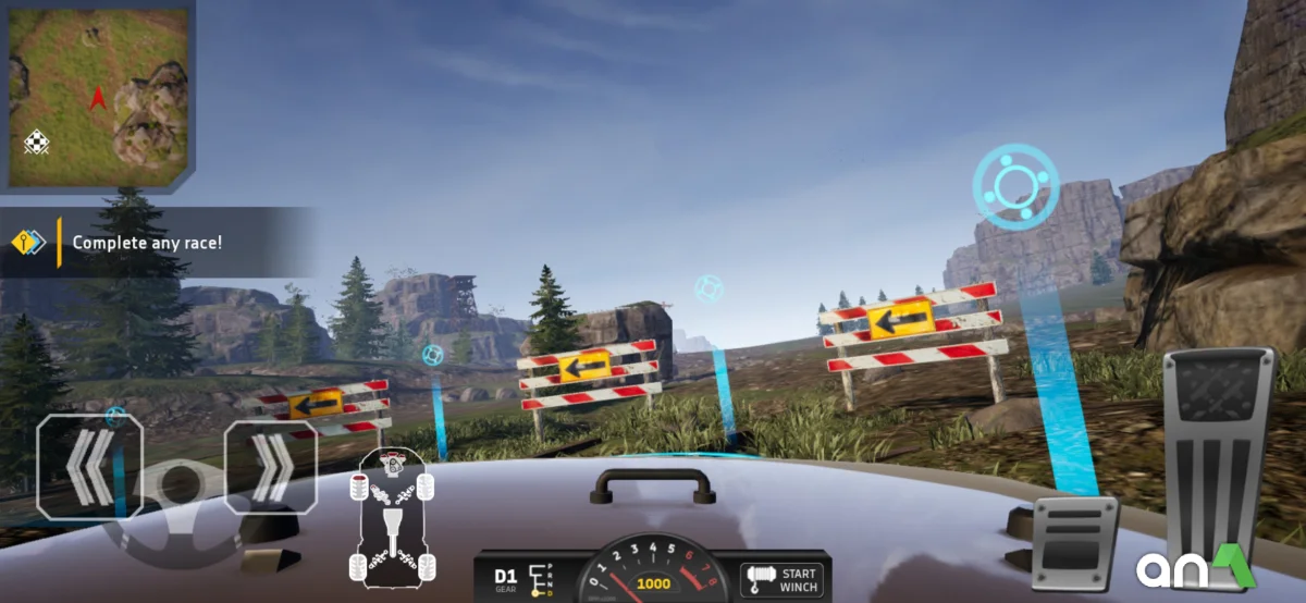 Off Road 4x4 Driving Simulator Mod Apk gameplay screenshot 3