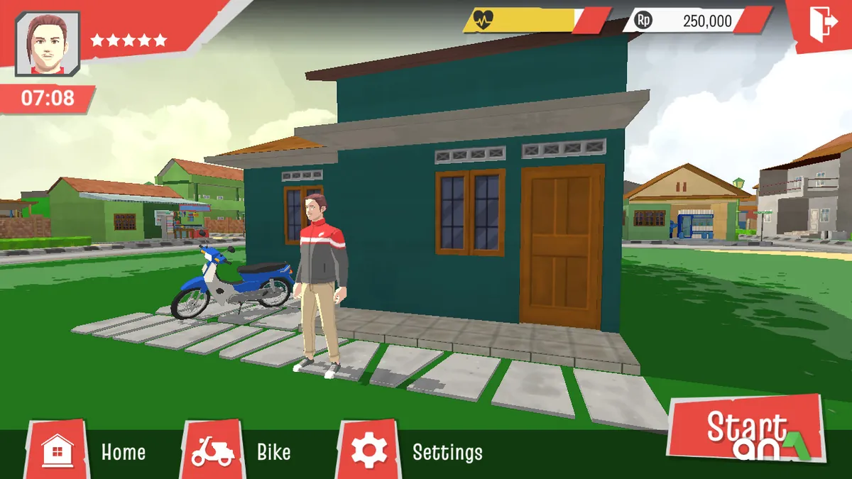 Ojol Life Mod Apk gameplay screenshot 2
