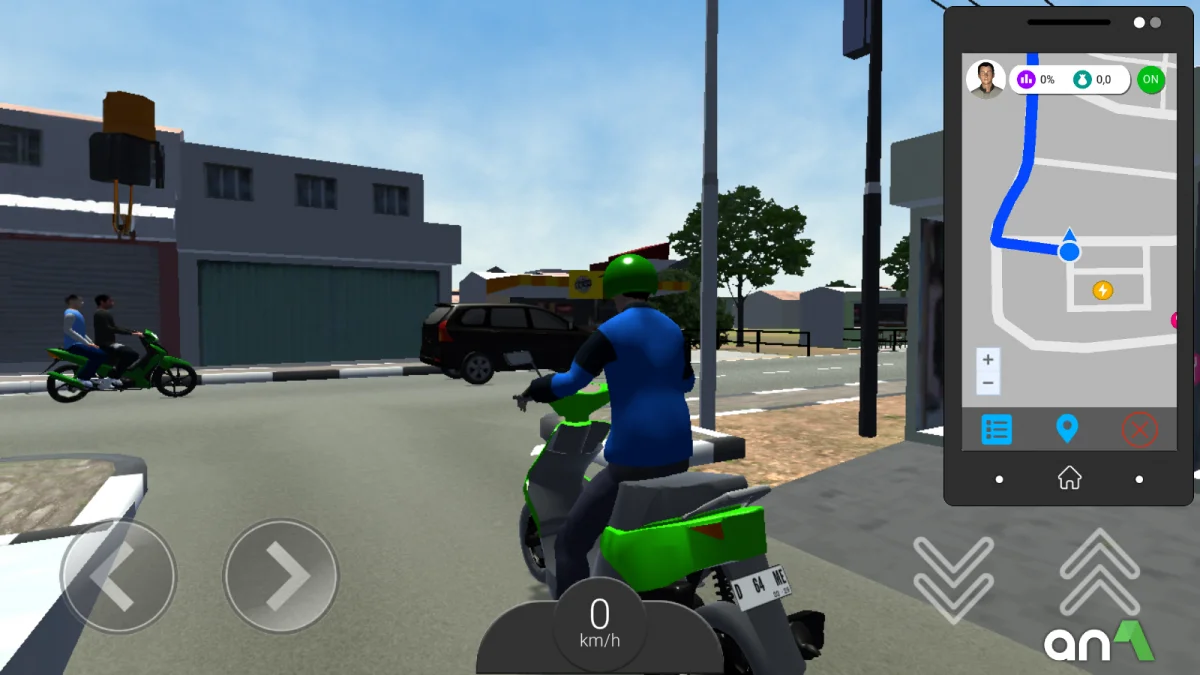 Ojol The Game Mod Apk gameplay screenshot 1