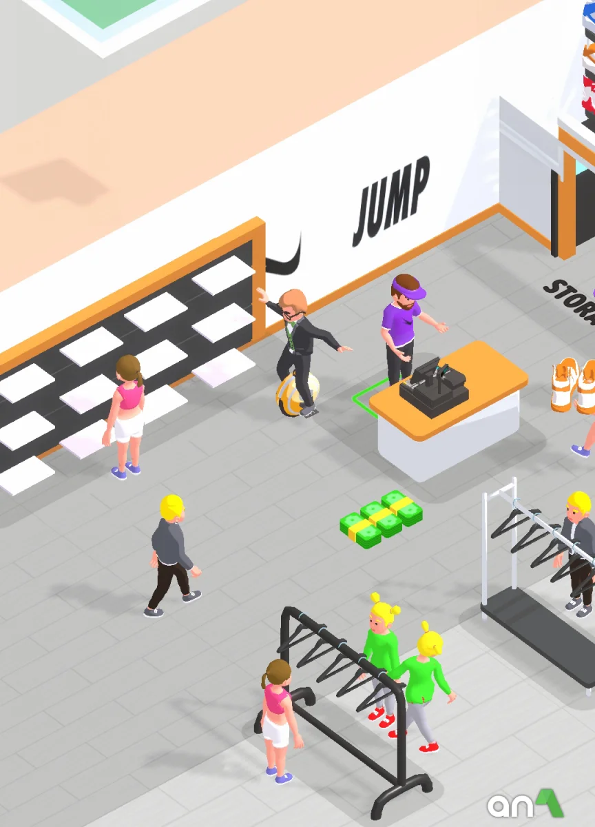 Outlets Rush Mod Apk gameplay screenshot 2