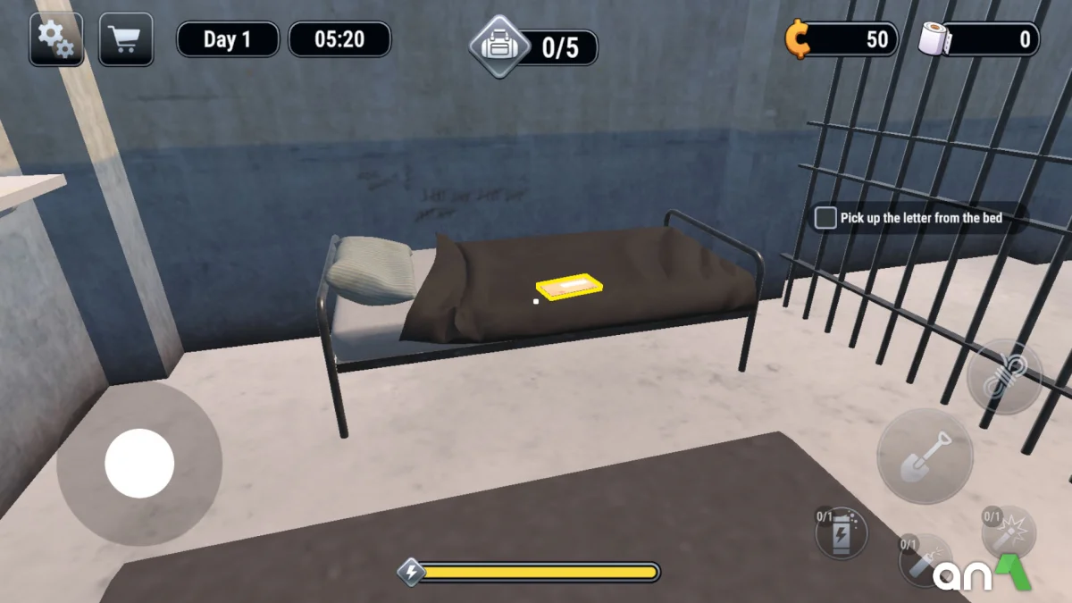 Prison Escape Simulator 3D Mod Apk gameplay screenshot 1