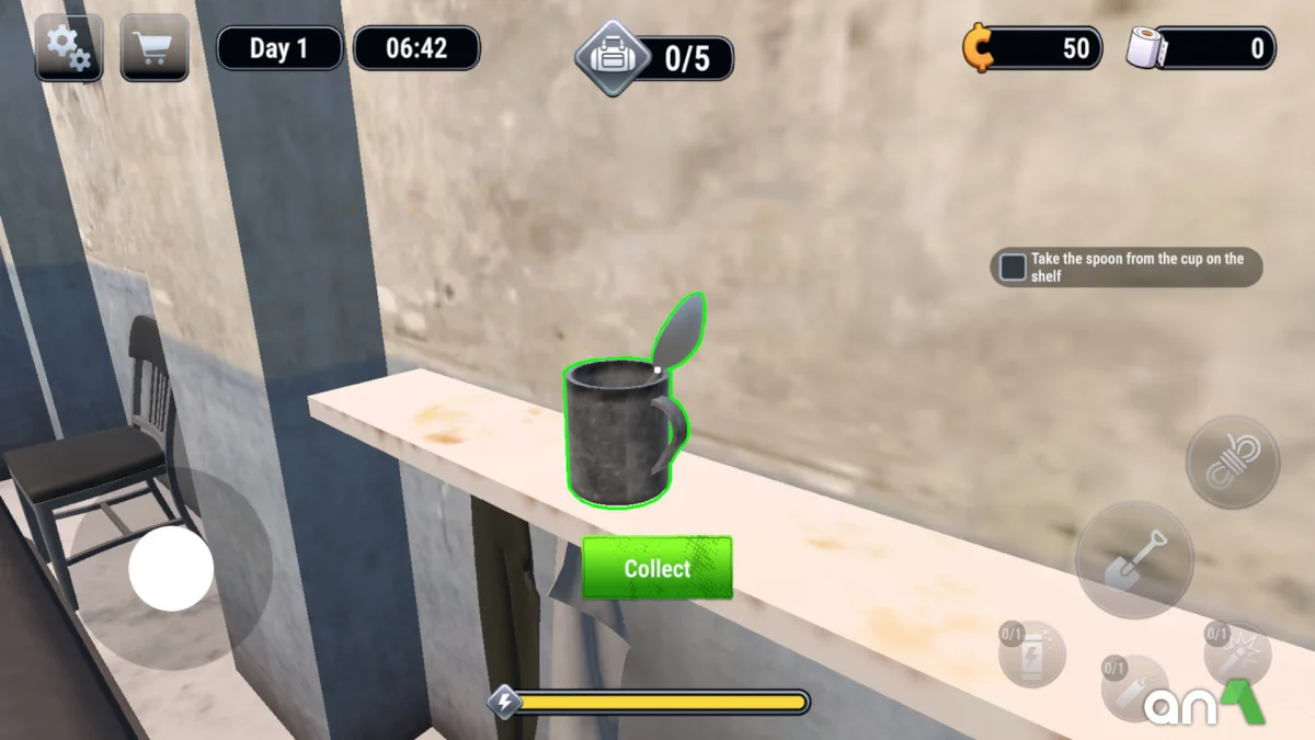 Prison Escape Simulator 3D Mod Apk gameplay screenshot 2