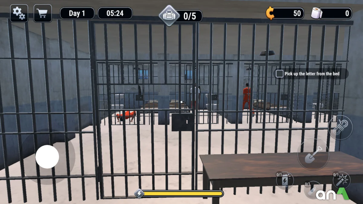 Prison Escape Simulator 3D Mod Apk gameplay screenshot 3