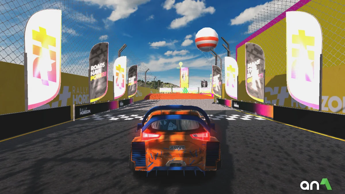 Rally Horizon Mod Apk gameplay screenshot 2