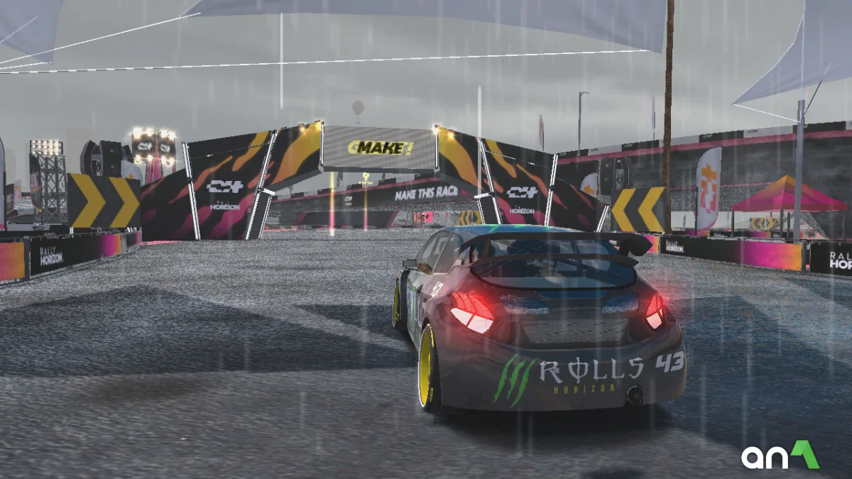 Rally Horizon Mod Apk gameplay screenshot 3