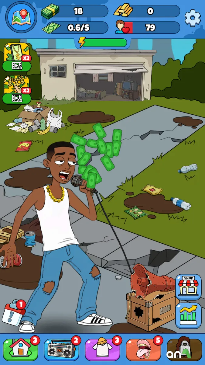 Rap Star Mod Apk gameplay screenshot 4