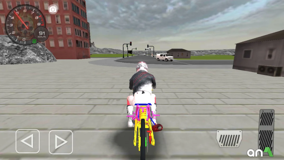 Real Drag Bike Racing Mod Apk gameplay screenshot 1