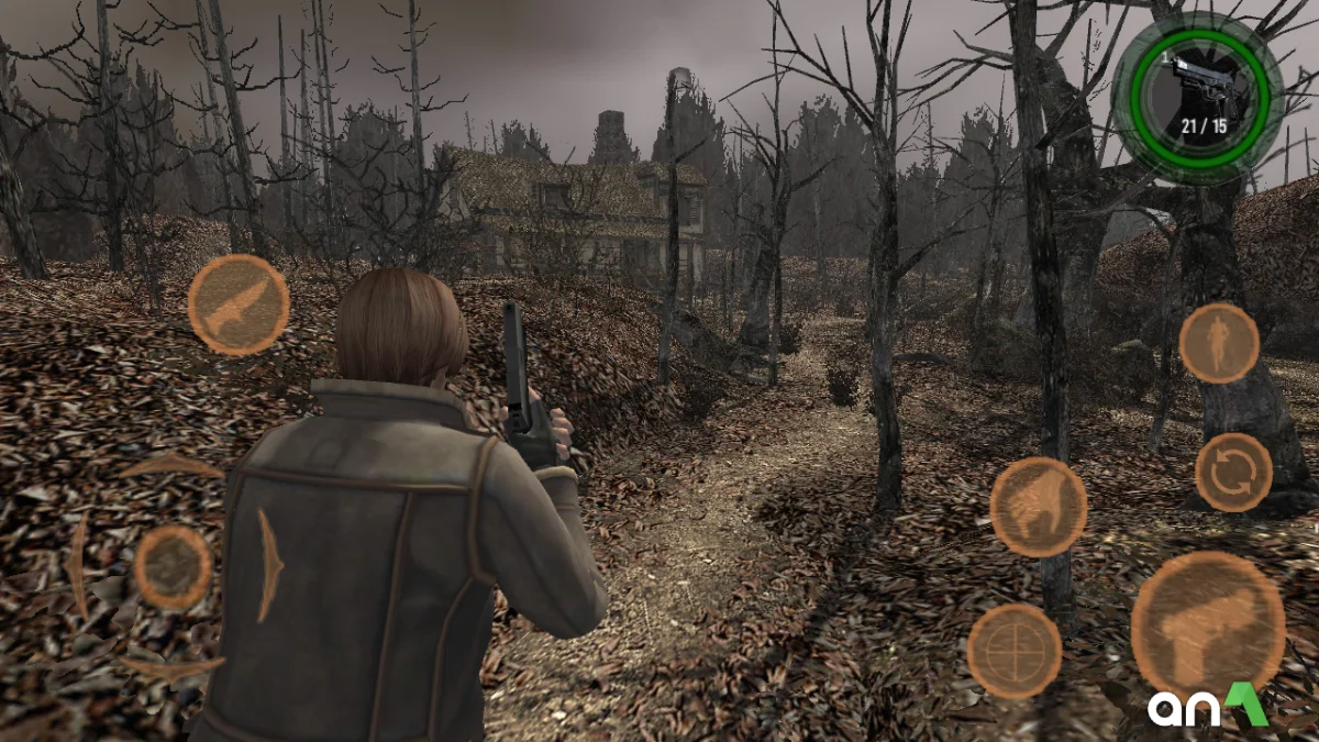 Resident Evil 4 Mod Apk gameplay screenshot 1