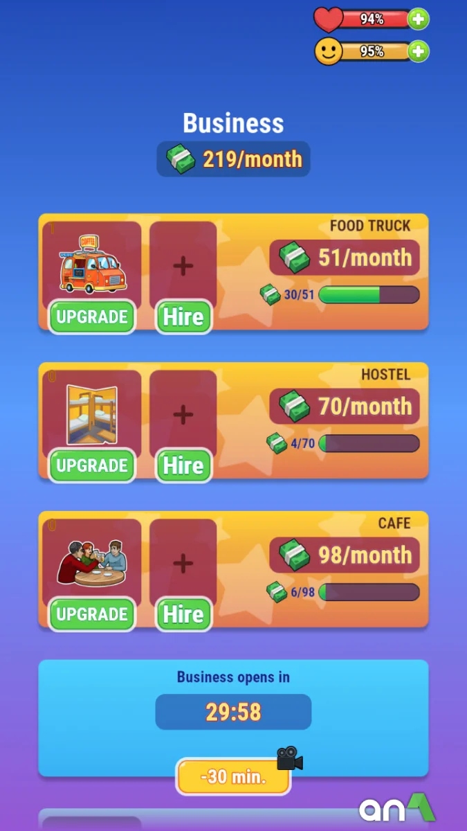Rich Inc Mod Apk gameplay screenshot 3