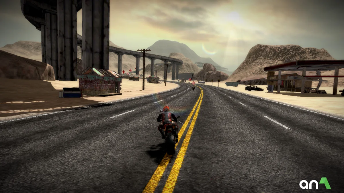Road Redemption Mod Apk gameplay screenshot 2