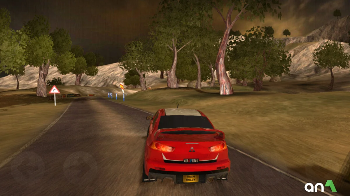 Rush Rally 2 Mod Apk gameplay screenshot 3
