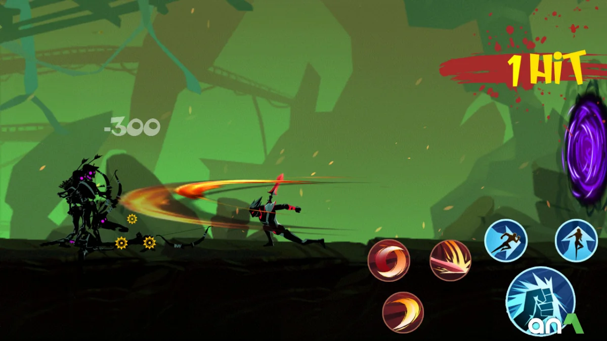 Shadow Fighter Mod Apk gameplay screenshot 2