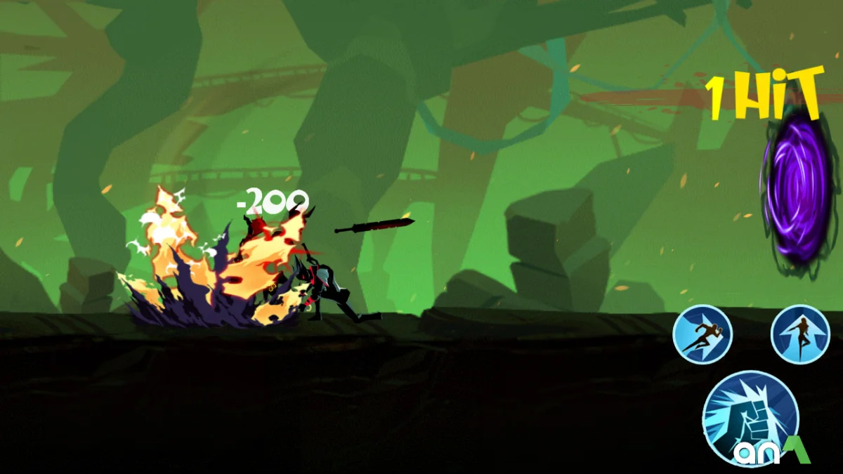 Shadow Fighter Mod Apk gameplay screenshot 4