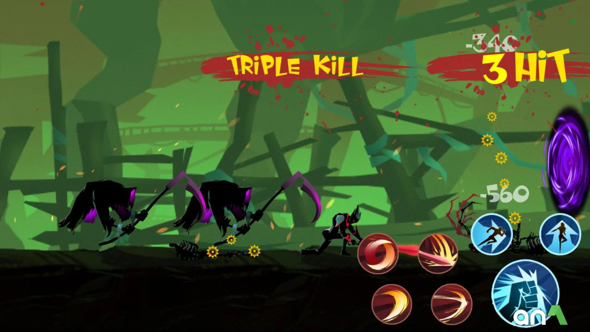 Shadow Fighter Mod Apk gameplay screenshot 5