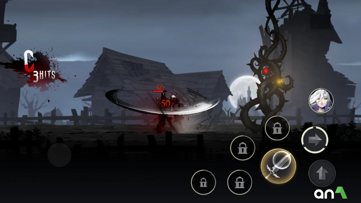 Shadow Slayer Mod Apk gameplay screenshot 1