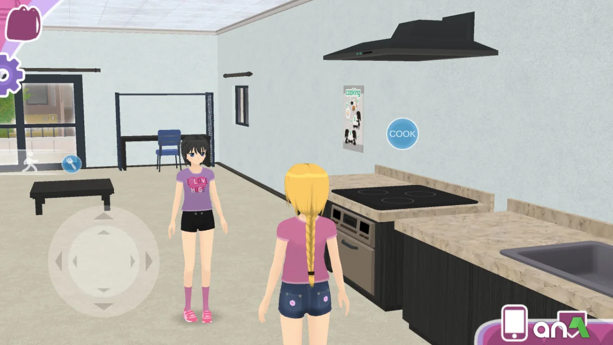 Shoujo City 3D Mod Apk gameplay screenshot 2