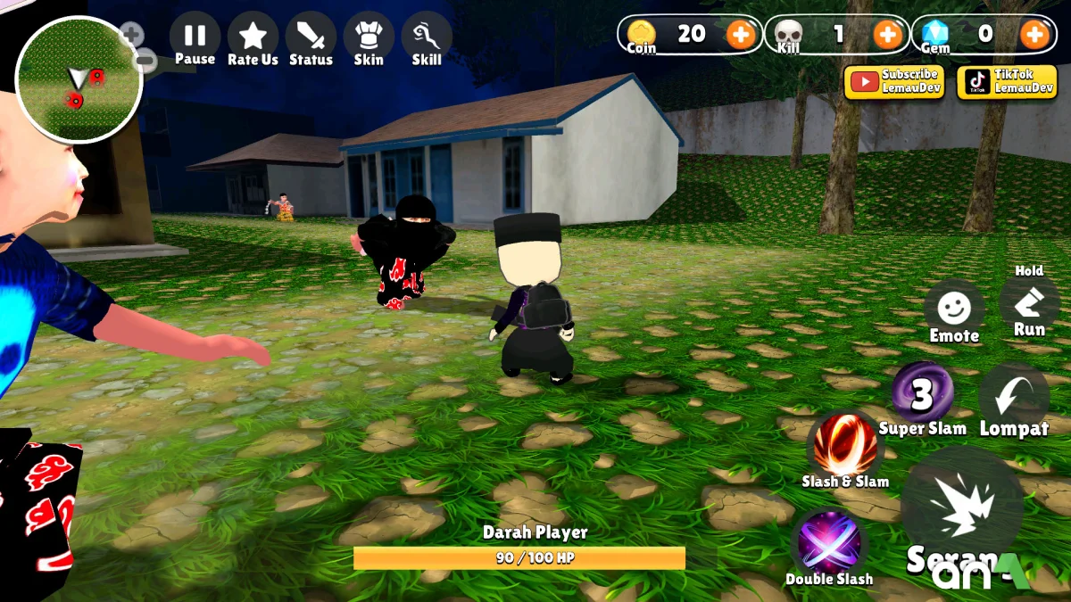 Simulator Perang Sarung 3D Mod Apk gameplay screenshot 1