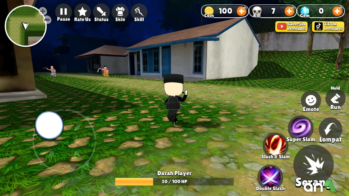 Simulator Perang Sarung 3D Mod Apk gameplay screenshot 3