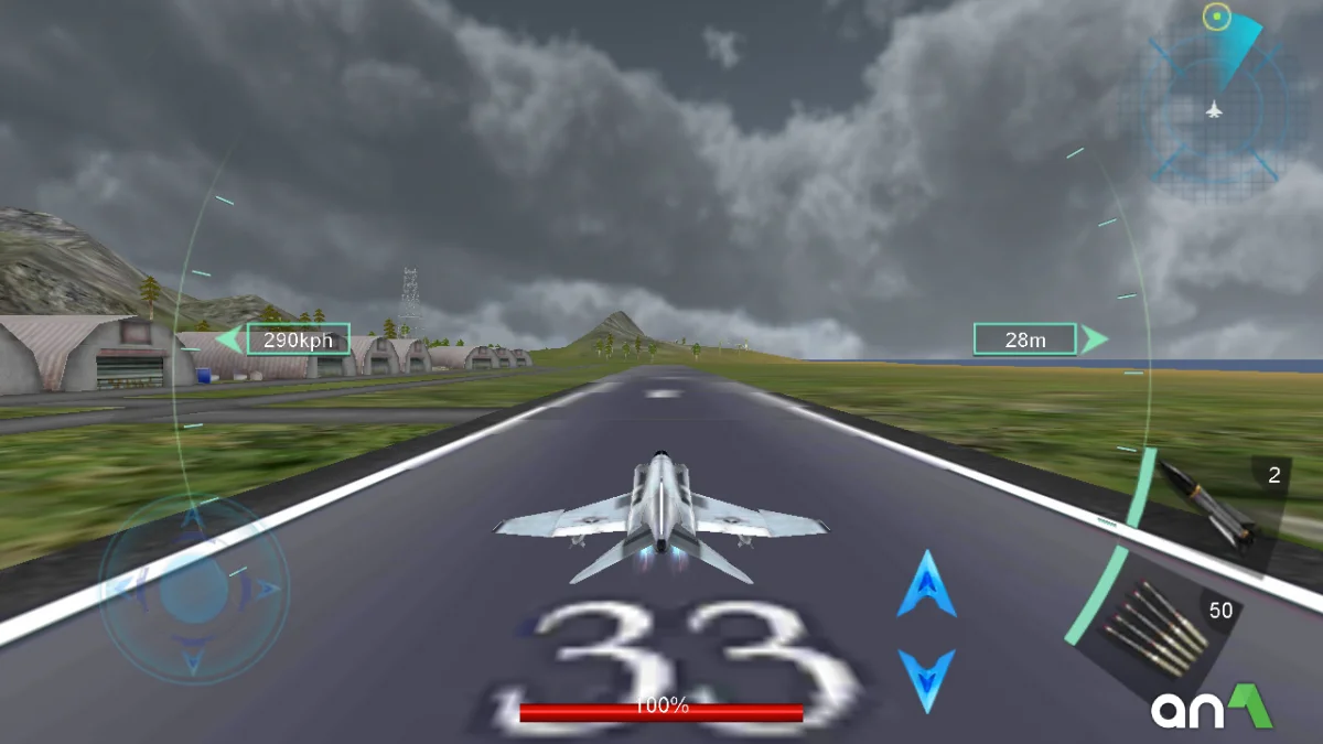 Sky Fighters 3D Mod Apk gameplay screenshot 1