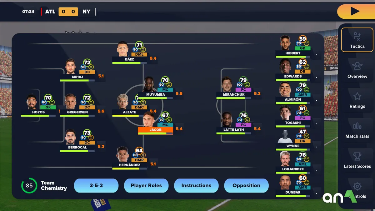 Soccer Manager 2027 Mod Apk gameplay screenshot 2