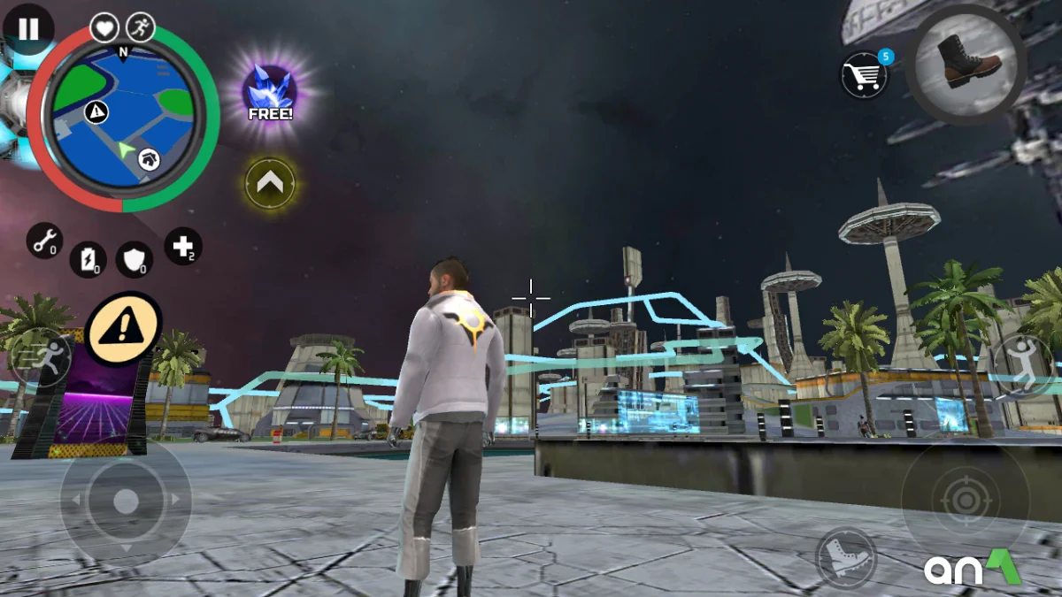 Space Gangster 2 Mod Apk gameplay screenshot 2