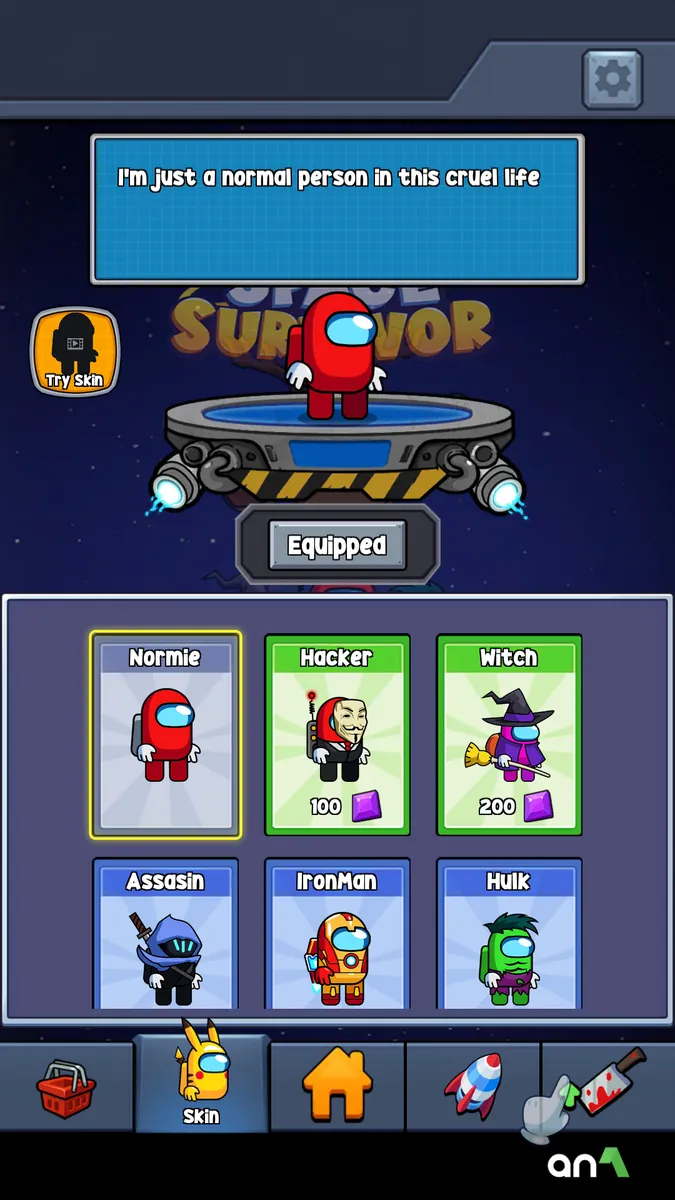 Space Survivor Mod Apk gameplay screenshot 2