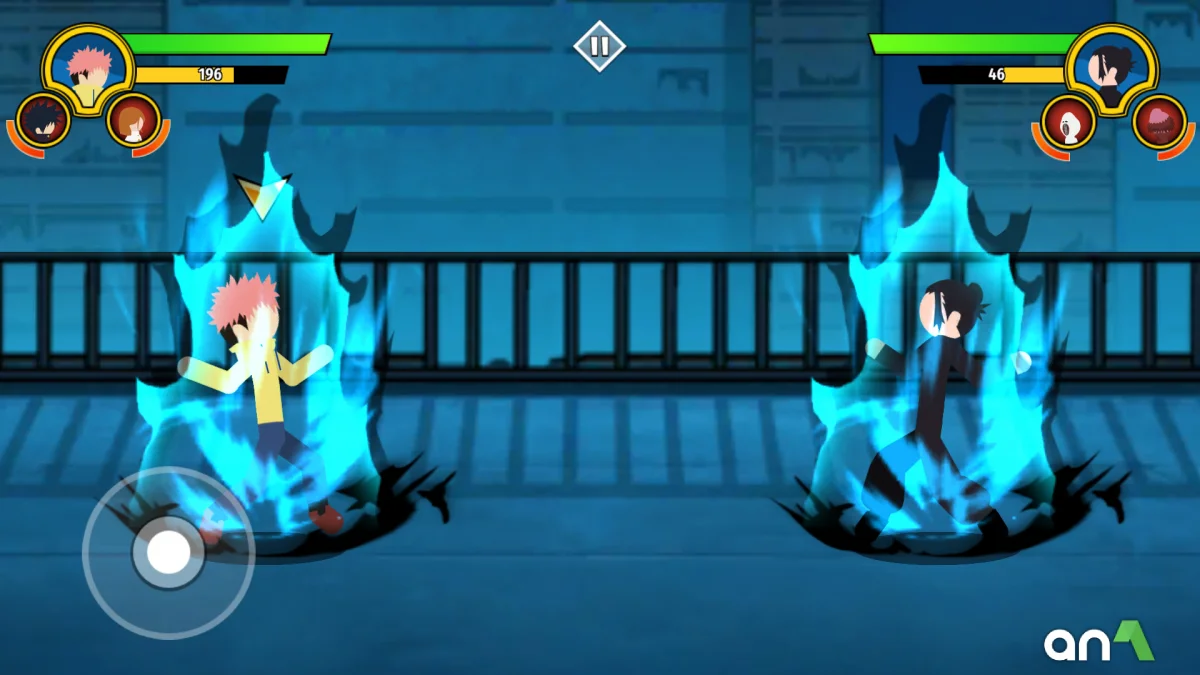 Stick Cursed Phantom Fight Mod Apk gameplay screenshot 1