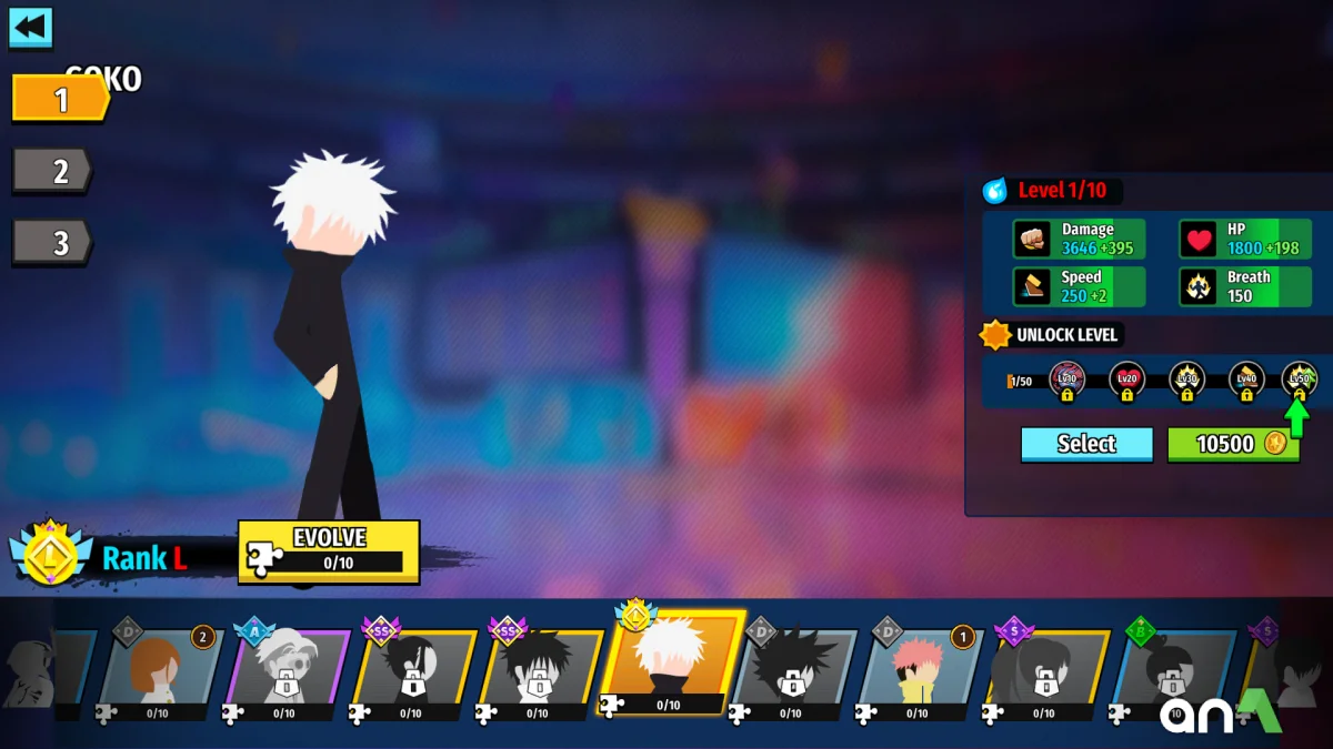 Stick Cursed Phantom Fight Mod Apk gameplay screenshot 2
