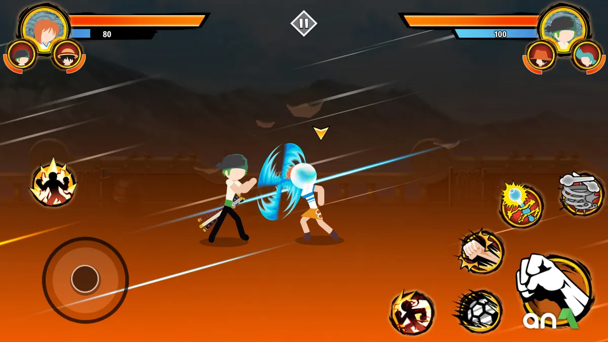 Stick Pirates Mod Apk gameplay screenshot 2
